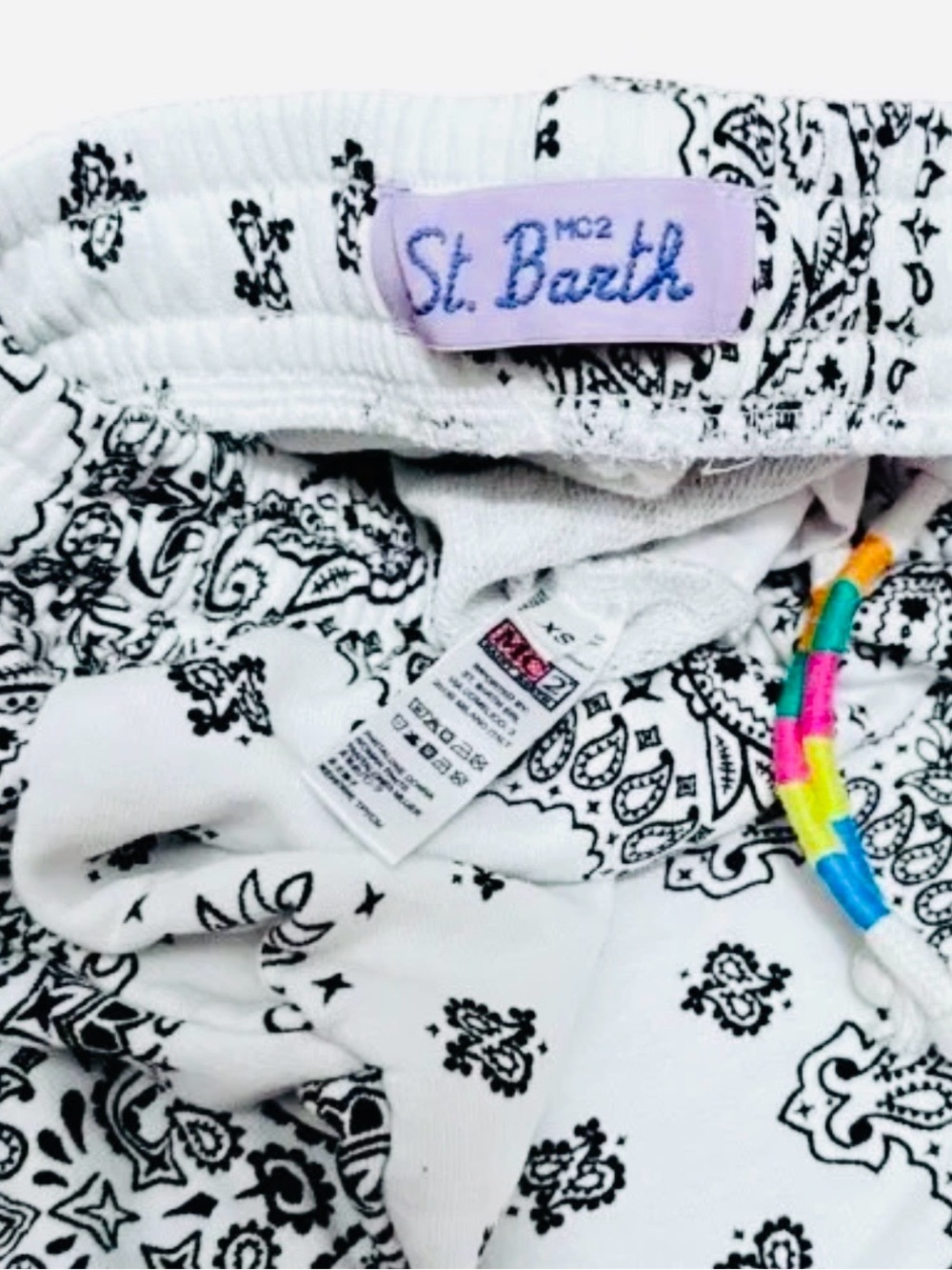 MC2 Saint Barth Bandana-Print Cotton Joggers - Picture 4 of 9